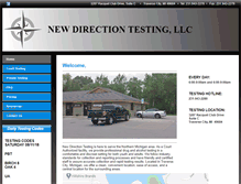 Tablet Screenshot of newdirectiontesting.com